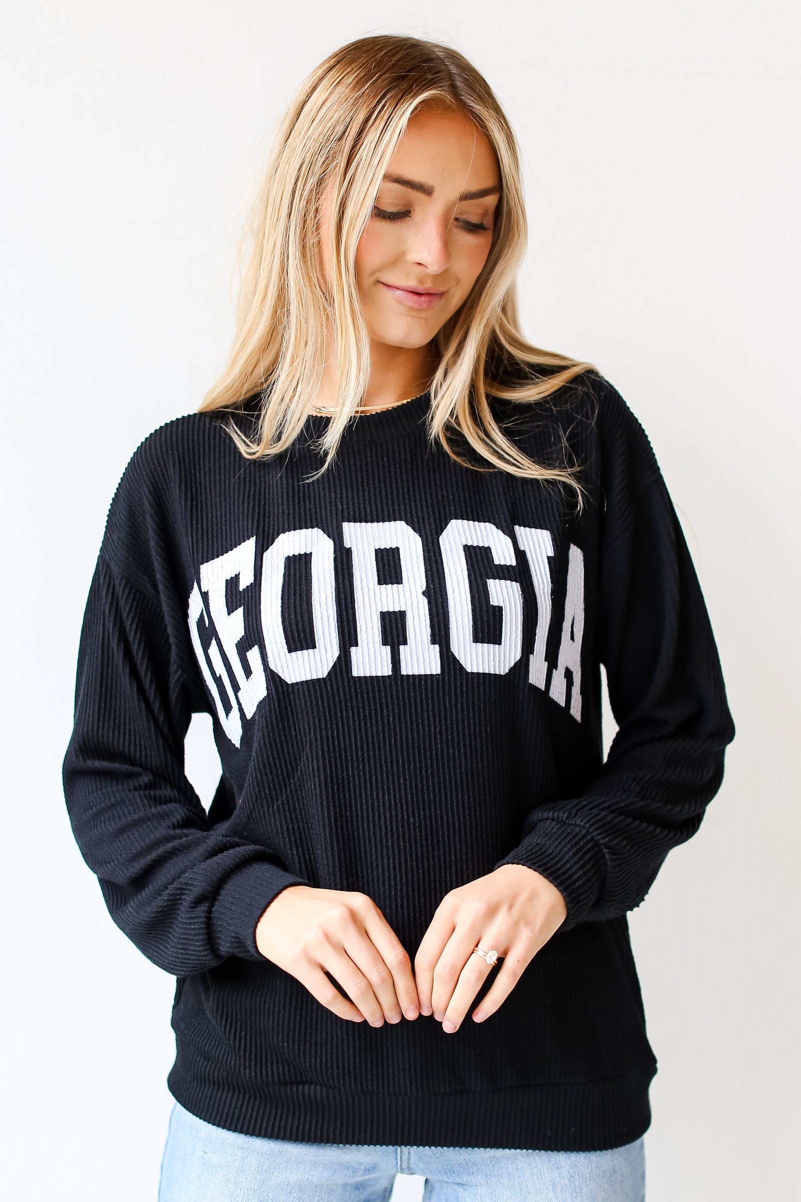 Georgia Corded Pullover