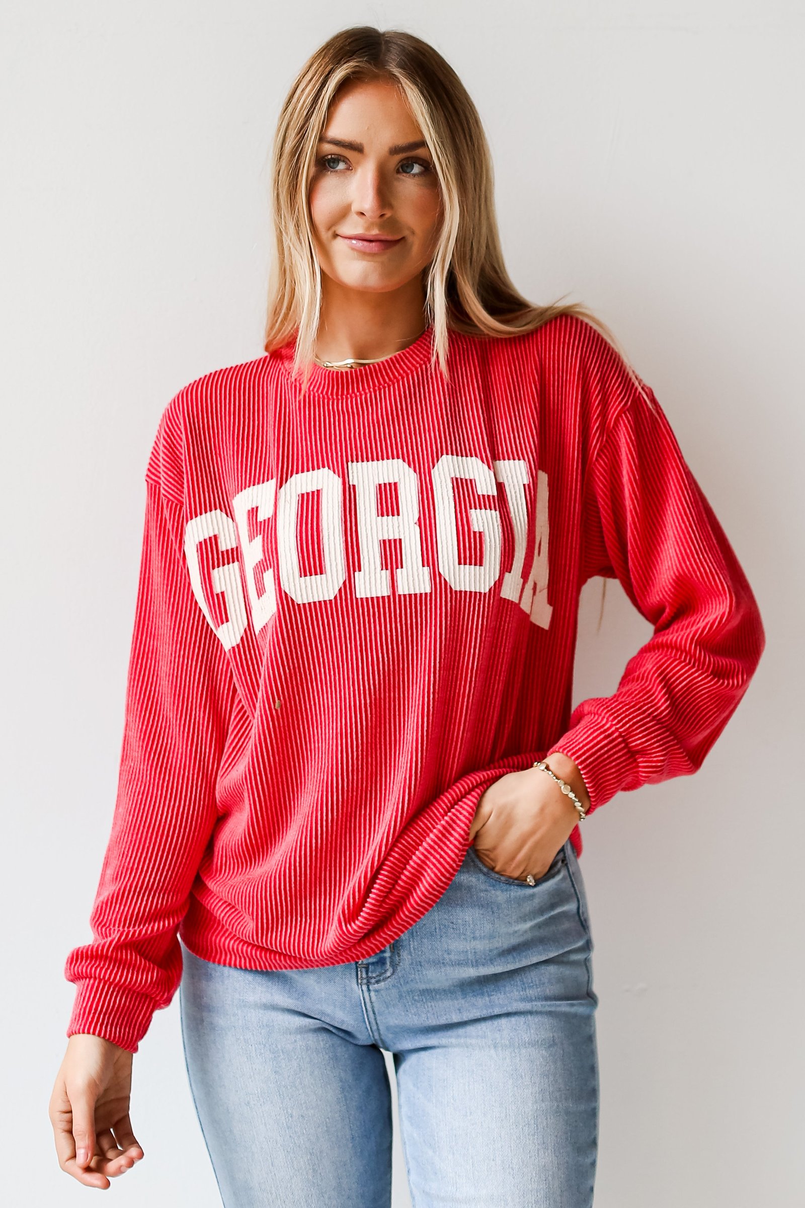 Georgia Corded Pullover