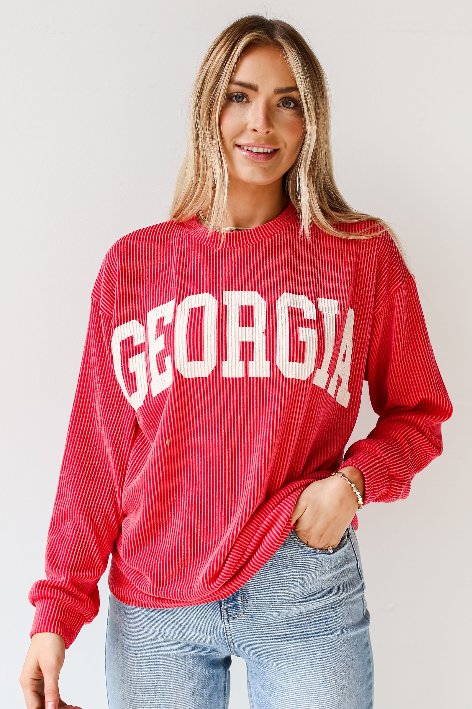 Georgia Corded Pullover